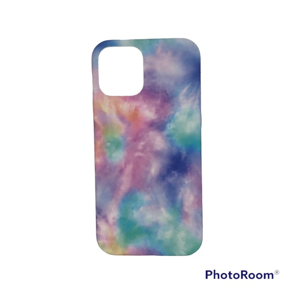 NWT Claire’s Tie-Dye Cloud iPhone 12 / 12 Pro Soft Case Purple Blue Pink - Picture 1 of 5
